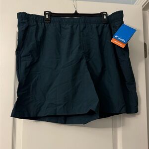 New Columbia Bayou Bluff EXs shorts 6” inseam XXL swimsuit meshed lined mens
